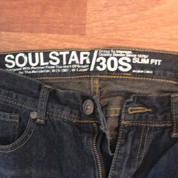 NWT SOULSTAR  Jeans 👖  mens size 30s - Picture 4 of 5